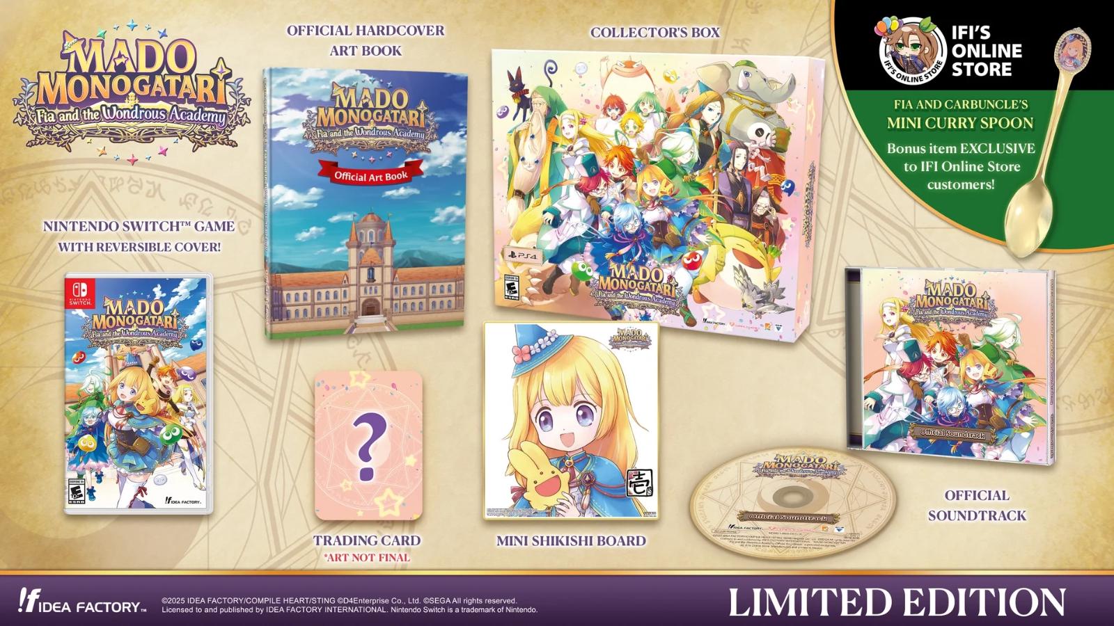MADO MONOGATARI: Fia And The Wondrous Academy [Limited Edition]