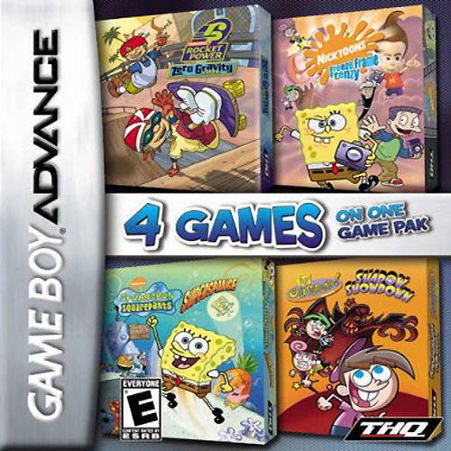 Nickelodeon 4 Games on One Game Pack