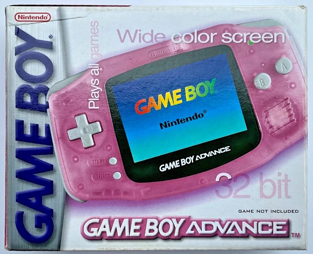 Fuchsia Pink Gameboy Advance System
