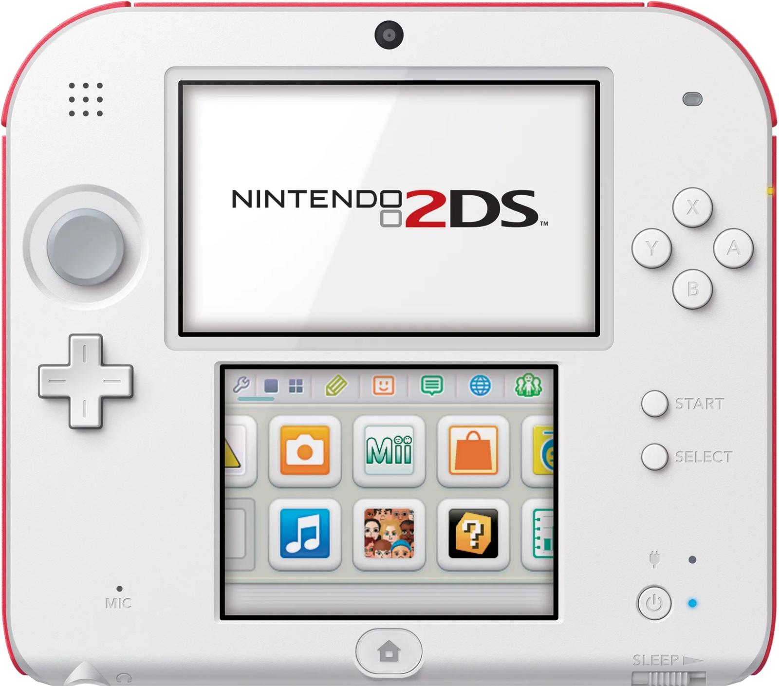 Nintendo 2DS Scarlet Red / White