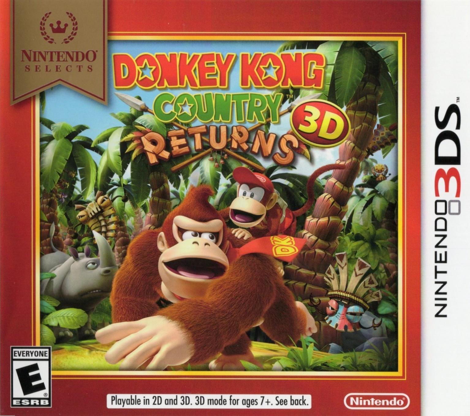 Donkey Kong Country Returns 3D [Nintendo Selects]