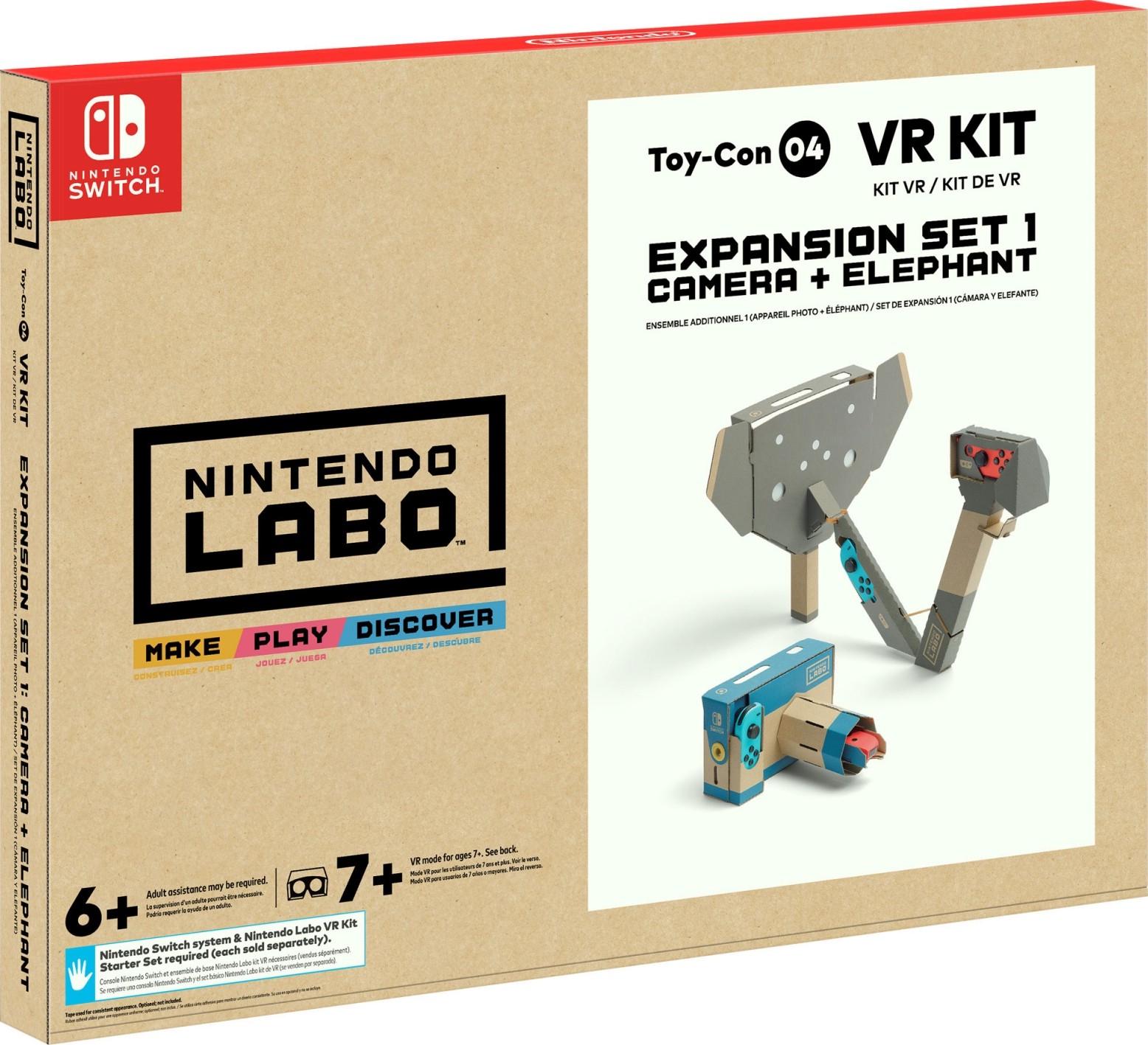 Nintendo Labo Toy-Con 04 VR Kit: Expansion Set 1 [Camera + Elephant]