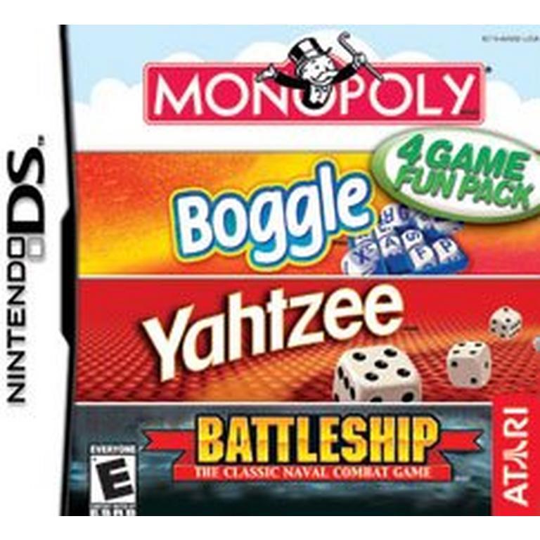 Monopoly / Boggle / Yahtzee / Battleship