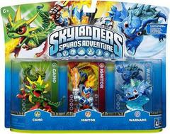 Skylanders: Spyro's Adventure Triple Pack [Camo, Ignitor, Warnado]