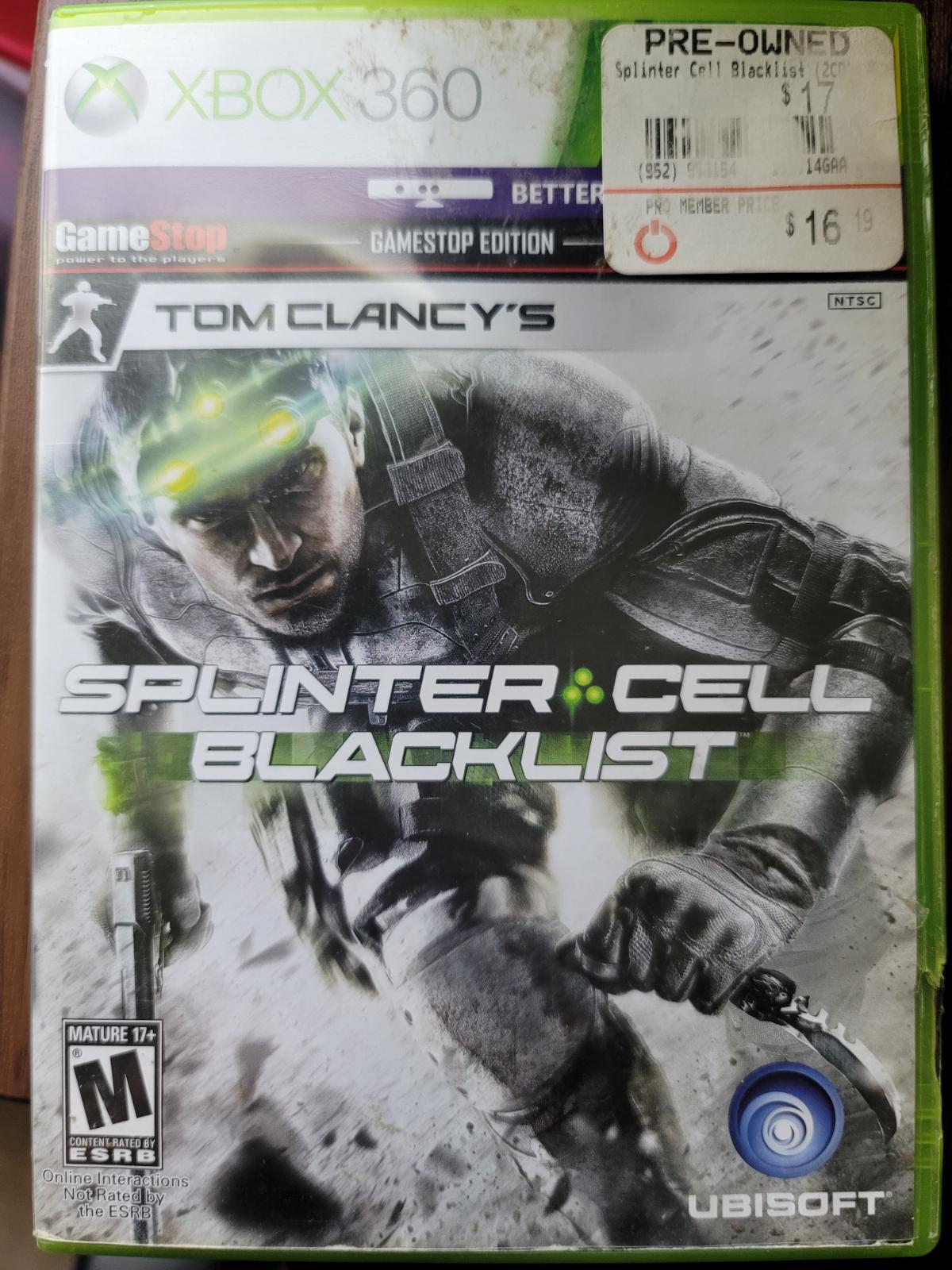 Splinter Cell Blacklist [Gamestop Edition]