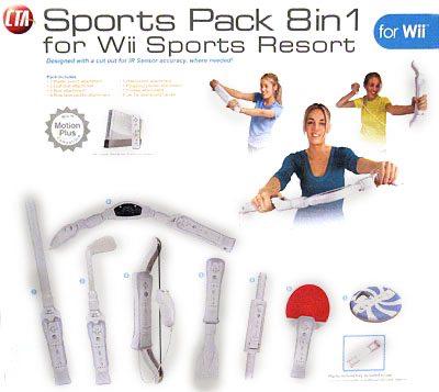 Sports Pack 8 in 1 for Wii Sports Resort
