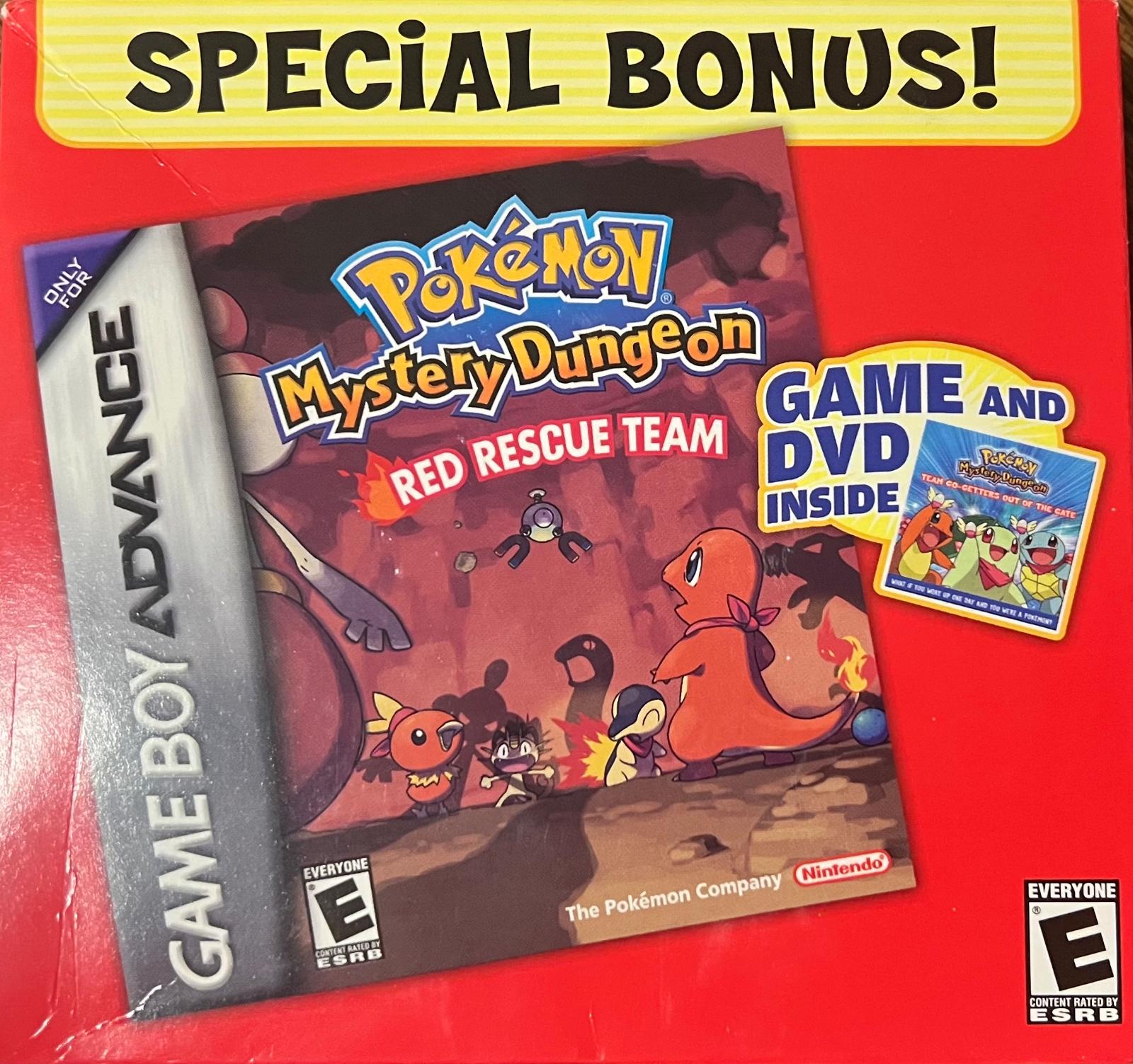 Pokemon Mystery Dungeon Red Rescue Team [Walmart DVD Bundle]
