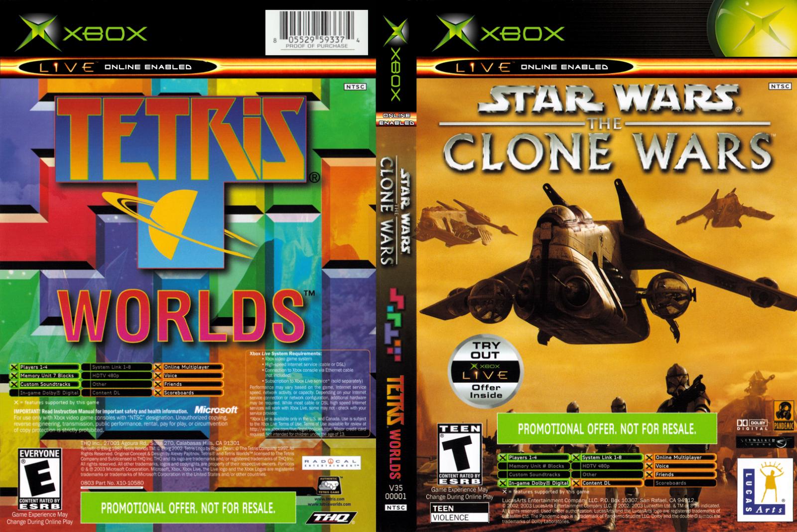 Clone Wars Tetris Worlds Combo Pack