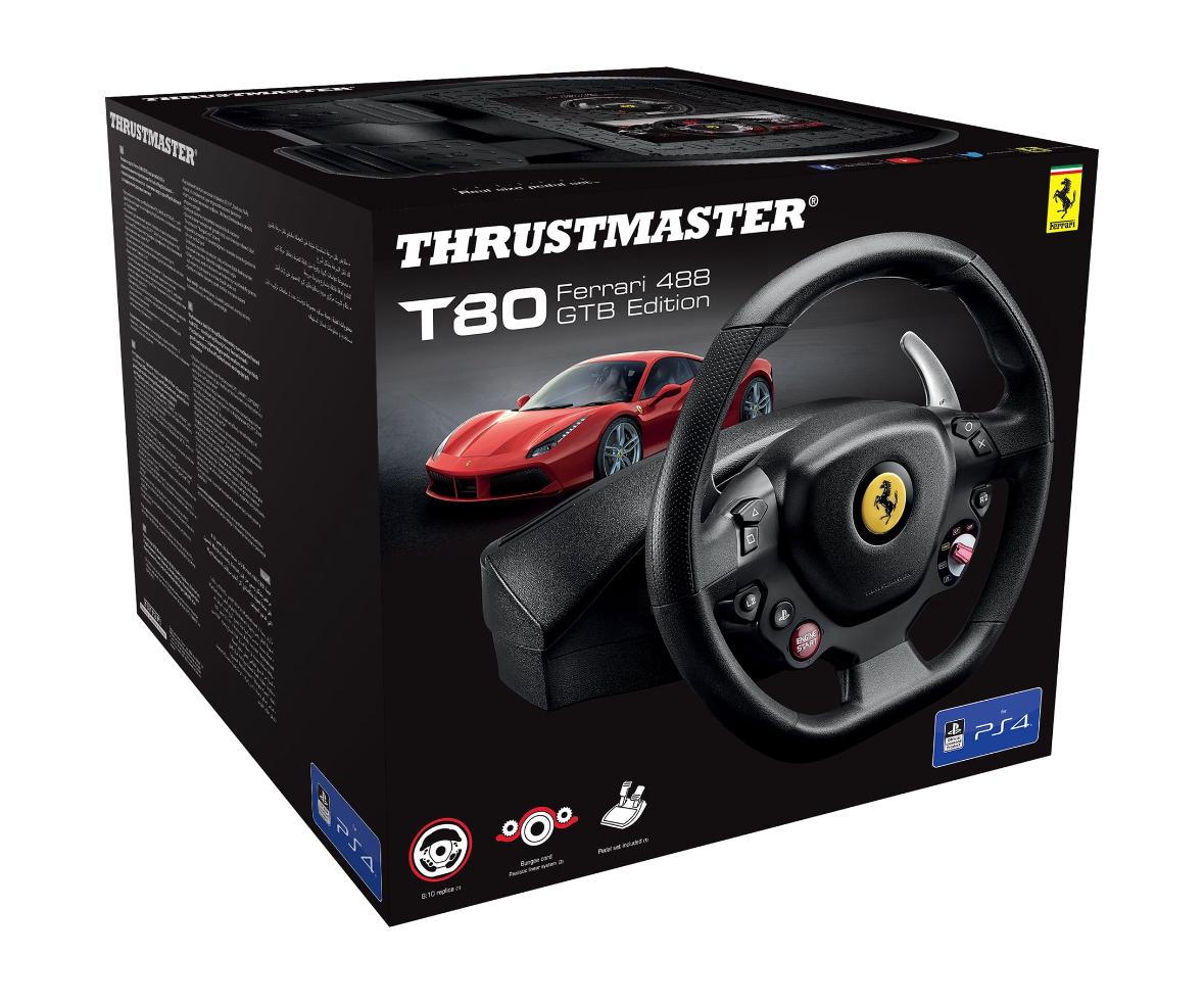 Thrustmaster T80 Ferrari 488 GTB Edition Racing Wheel