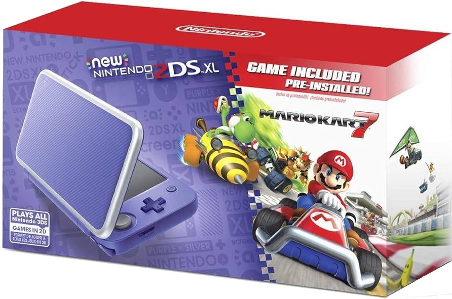 New Nintendo 2DS XL Purple + Silver