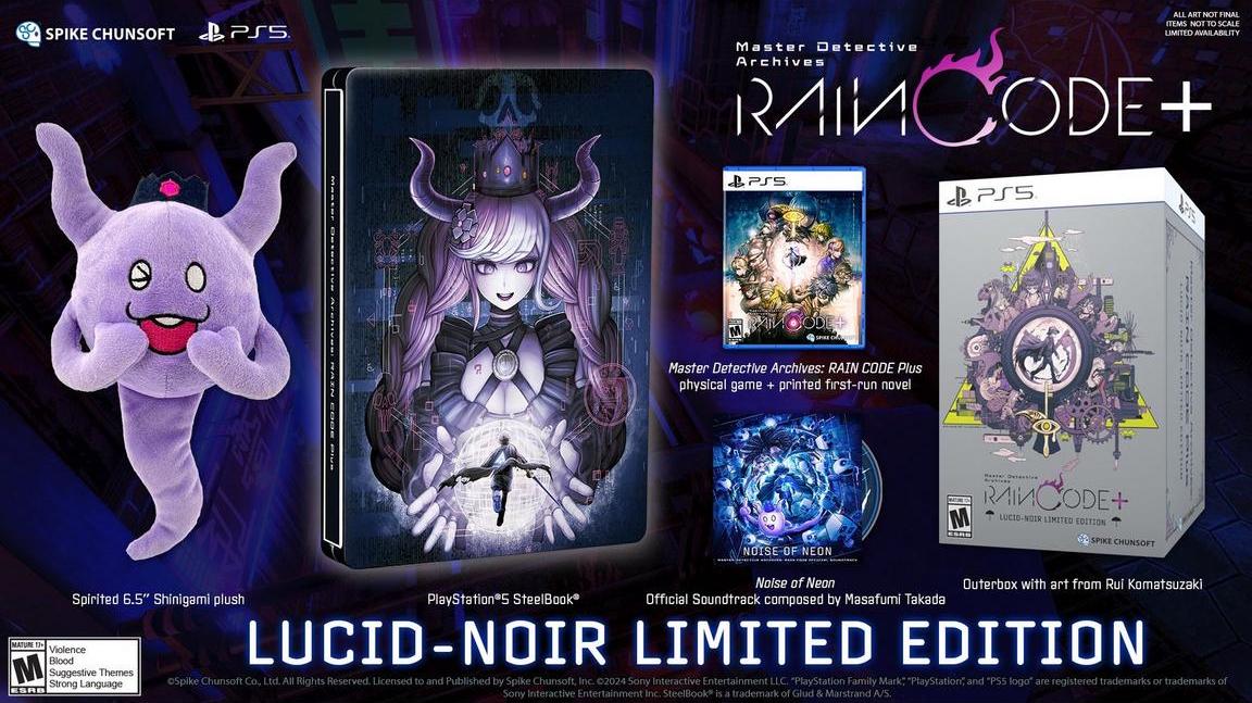 Master Detective Archives: RAIN CODE Plus [Lucid-Noir Limited Edition]