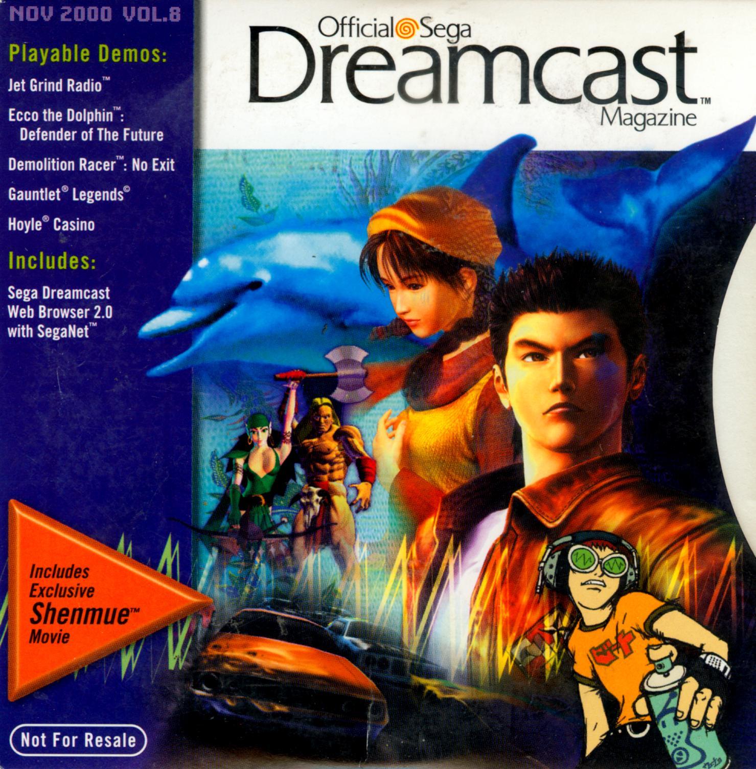 Dreamcast November 2000 Vol 8 Demo Disc
