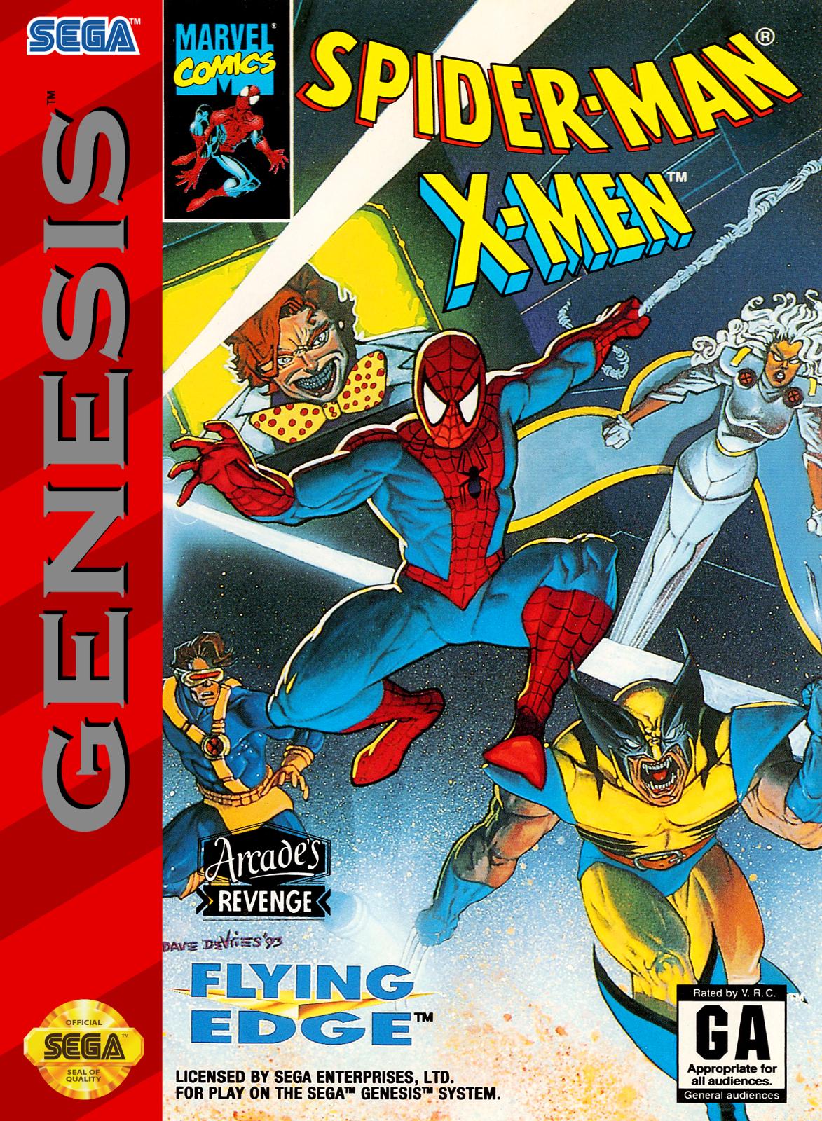 Spiderman X-Men Arcade's Revenge