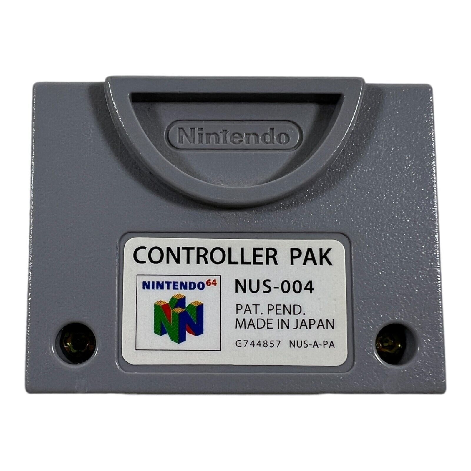 Memory Card/Controller Pak - Nintendo Brand