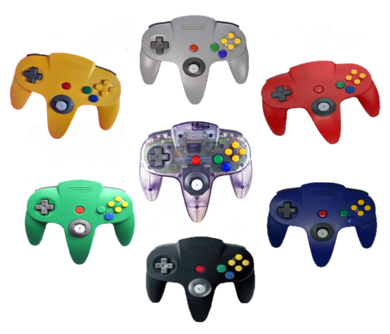 N64 Controller - Nintendo Brand (Solid Colors & Atomic Purple)