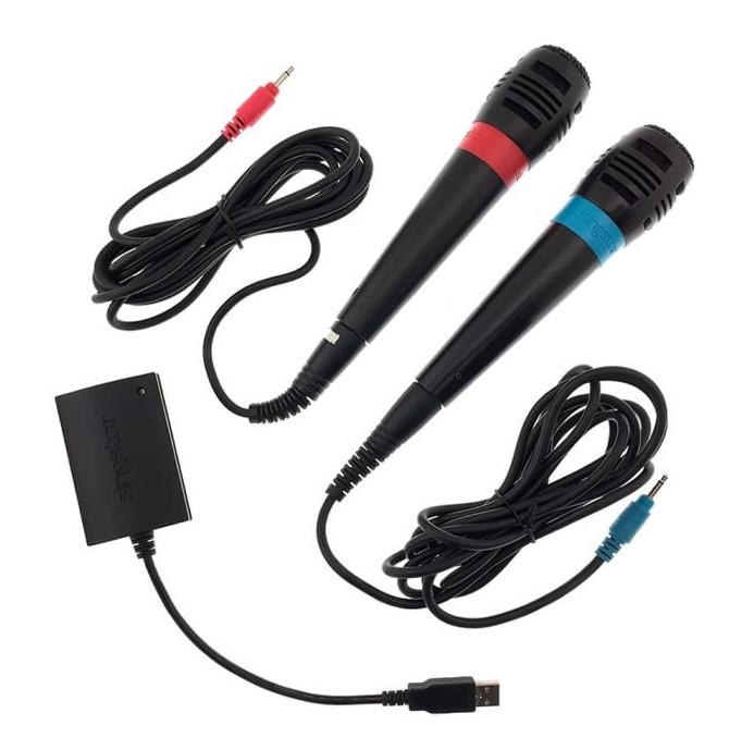 Twin SingStar Mics PS2 & PS3