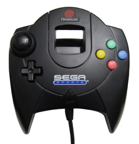 Controller - Sega Brand (Black - Sega Sports)
