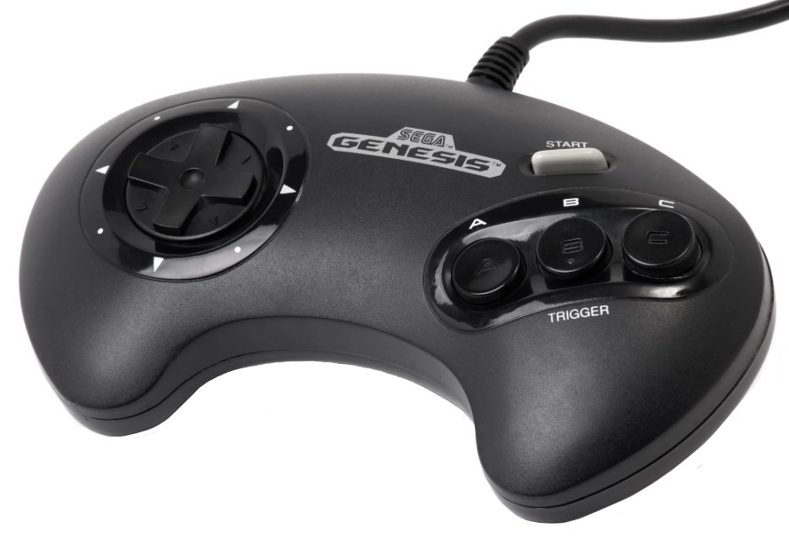 Controller - 3 Button -  Sega Brand